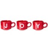 The Lakeside Collection Set of 3 Holiday "Joy" Mugs - 2 of 2