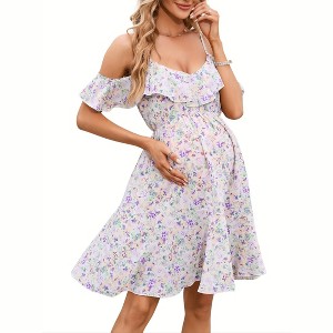 Maternity Babydoll Dress Maternity Dress - 1 of 1