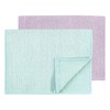 Hudson Baby Infant Girl Rayon from Bamboo Bib, Burp Cloth and Washcloth 10Pk, Purple Mint, One Size - 4 of 4