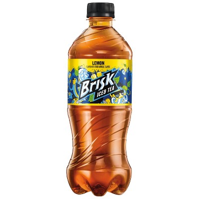 Lipton Brisk Lemon Iced Tea, Bottles, 20 fl oz 6 pack