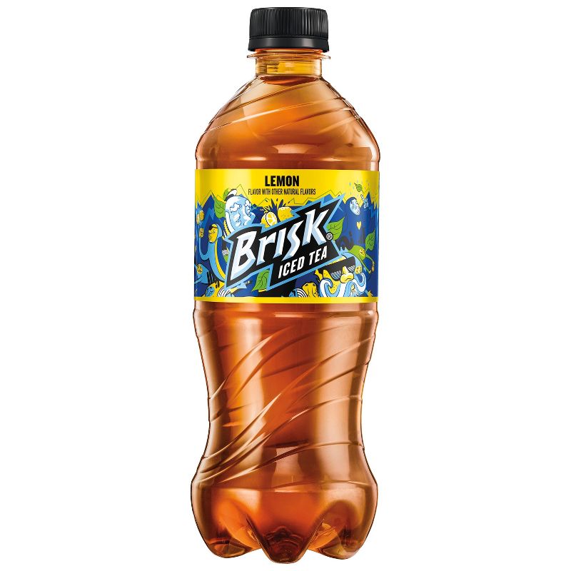Brisk Lemon Flavored Iced Tea - 20 fl oz Bottle, 1 of 5