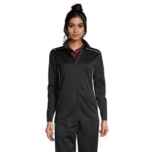 Lands' End School Uniform Women's Active Track Jacket - 1 of 4