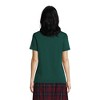 Lands' End School Uniform Women's Short Sleeve Feminine Fit Interlock Polo Shirt - 2 of 4
