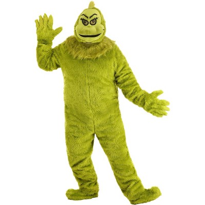 HalloweenCostumes.com 2X   The Grinch Adult Plus Premium Costume, Black/Green