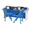 Blue & Gray Commentator Table Playset for WWE & AEW Wrestling Action Figures - image 2 of 2