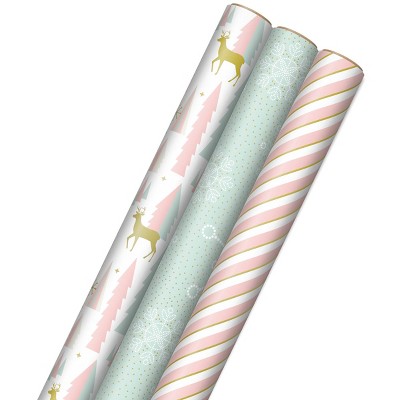 Hallmark Pink Christmas Wrapping Paper
