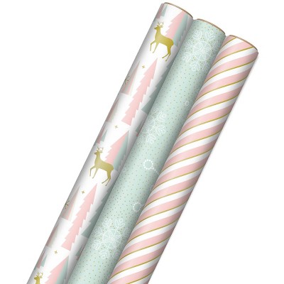 Photo 1 of **NEW** Hallmark Pink Christmas Wrapping Paper