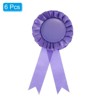 Unique Bargains Blank Rose Knot Award Ribbon for DIY Party Wedding Competition 6 Pcs - 3 of 4