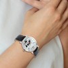 Black Bow Jewelry Disney Ladies Size Black Leather Mickey & Minnie Watch - 2 of 3