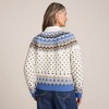 Lands' End Women's Lofty Birdseye Fair Isle Cardigan Sweater - 2 of 4