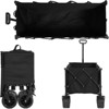 BEAFUP Extra Long 300L Wagon Cart Collapsible,with 220LB Weight Capacity & All-Terrain Wheels – Utility Cart for Camping,for Families,Outdoor - 2 of 4