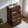 Farmhouse Wood Dresser for Bedroom, Drawers of Dressers - 3 of 4