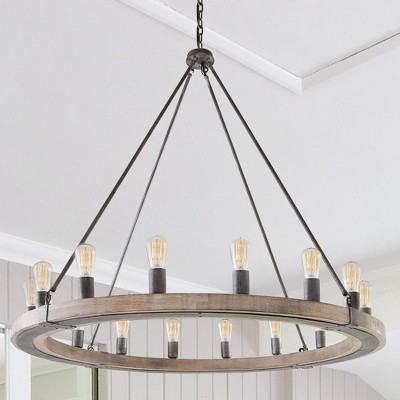 Urban Wash 16-Light Chandelier with Distressed Coat Finish