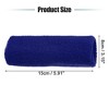 Unique Bargains Sweat Absorbing Cotton Yarn Latex Wrist Sweatbands Wrist Band 3.15"x5.91" 1 Pair - 4 of 4