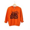 Simply Sage Market Women's Graphic Sweatshirt Eat Basketball Sleep Repeat With Ball - 2 of 3
