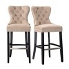 WestinTrends 29" Tufted Velvet Counter Stool - 4 of 4