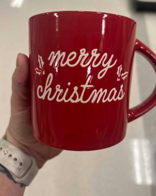 16oz Christmas Stoneware Mama Claus Mug Red - Wondershop™ : Target