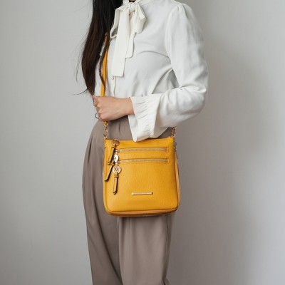 MKF Collection Crossbody Shoulder Bag with Multiple Pockets | MKF Collection by Mia K - Black — фото 2