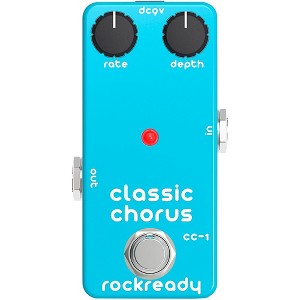 rockready Classic Chorus Mini Guitar Effect Pedal Sky Blue - 1 of 4