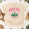 Simply Sage Market Women's North Pole University Pink Trees Short Sleeve Garment Dyed Tee - 3 of 3
