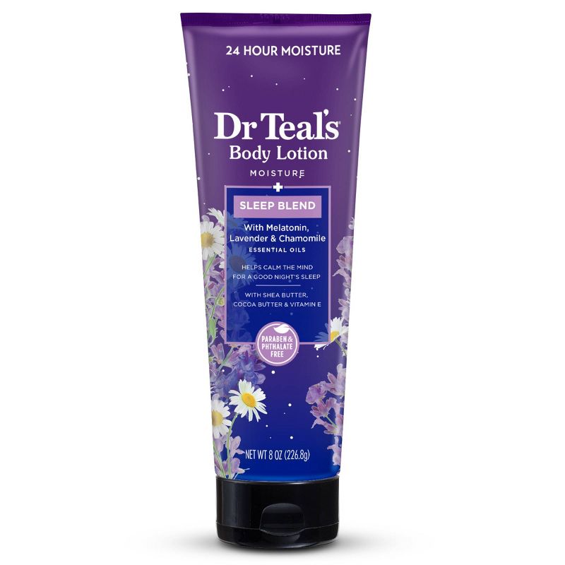 Dr Teal&#39;s Sleep Lotion with Melatonin &#38; Essential Oils - 8oz, 1 of 12