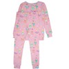 RuffleButts Modal Blend Big Girls Ruffle Long Sleeve Pajama Set - 2 of 2