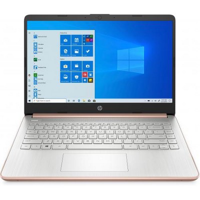 HP 14 Series 14" Laptop Intel Celeron N4020 4GB RAM 64GB eMMC Pale Rose Gold - Intel Celeron N4020 Dual-core - Integrated Intel UHD Graphics