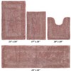 Lux Premium 100% Cotton Tufted Solid Reversible 4 Piece Bath Rug Set – Ultra-Soft, Water-Absorbent, Durable, Machine Washable Bathroom Rug - 2 of 4