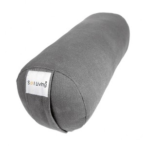 Sol Living Yoga Bolster Pillow with Removable Cover Rectangle - 1 of 4