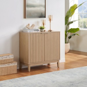 Small Mid-Century Sideboard Cabinet with Doors, Multifunction Sideboard Cabinet for Kitchen, Dining or Living Room – The Pop Home - 1 of 4