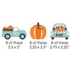 Big Dot of Happiness Happy Fall Truck - DIY Shaped Harvest Pumpkin Party Cut-Outs - 24 Count - 2 of 4