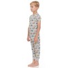 BenBen Kids 3 Pack Pajamas Shortsleeve set - Dark Dinosaurs/Trucks/Sports - 3 of 4