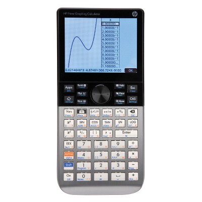 Hp Inc. Prime Graphing Calculator, Rechargeable, Silver : Target