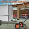 Trailer Dolly with 1000Lbs Tongue Weight Capacity,Hitch Ball, Carbon Steel Construction,Swivel Pneumatic Wheels, Universal Trailer Compatibility - 4 of 4
