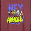 Women's - Hey Arnold! - Retro Arnold Since 96 Lightweight French Terry Wide Neck Long Sleeve Shirt - 2 of 4