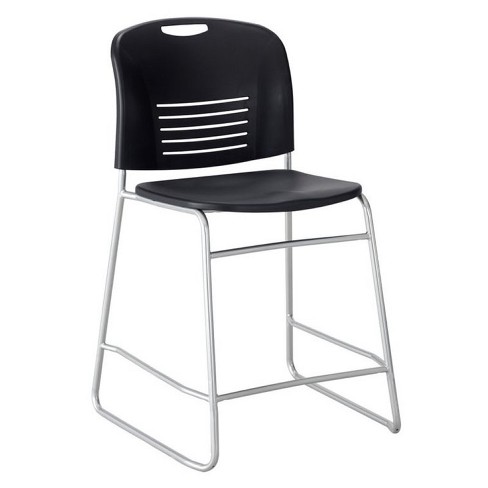Steel 25 Counter Drafting Chair In Black Safco