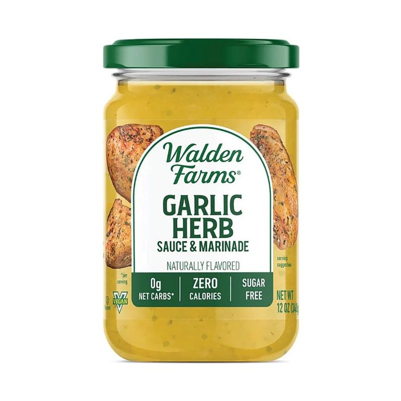 Walden Farms Calorie Free Garlic Herb Sauce & Marinade 12 oz Jar, 1 of 3
