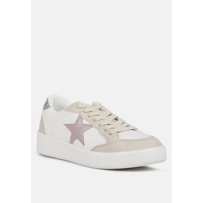 Женские кроссовки London Rag Womens Perry Glitter Detail Star Sneakers 8 — фото 2
