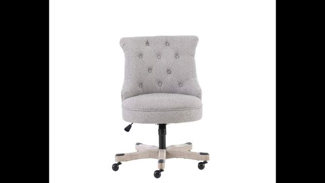 Sinclair Office Chair - Linon, 5 of 9, play video