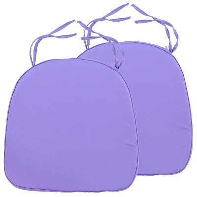 LeisureMod Modern Dining Chair Cushion Pads Set of 2