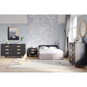 Child Craft Park Heights 4-in-1 Convertible Euro Crib, Dresser, Chest, and Nightstand 4-Piece Nursery Set, Arrives Fully Assembled - 1 of 4
