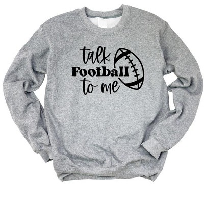Simply Sage Market Women's Graphic Sweatshirt Talk Football To Me Ball