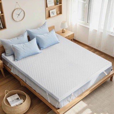 3 inch Twin Size Non-Slip Gel Memory Foam Mattress Topper for Pressure Relief, with Removable & Washable Cover