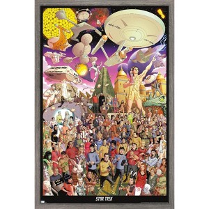 Trends International Star Trek: Universe - Dusty Abell Illustration Framed Wall Poster Prints - 1 of 4