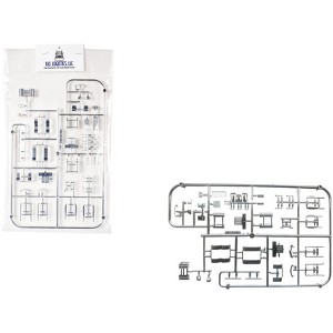 Chrome Plated Parts for Peterbilt 589 and Kenworth W990 Trucks 1/87 (HO) Scale Plastic Model Car by HO Logistics - 1 of 4