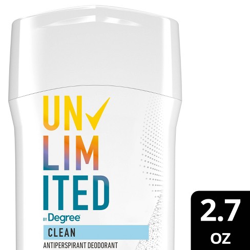Degree Unlimited Invisible Solid 96-hour Antiperspirant & Deodorant Stick Clean Fruity Scent - : Target