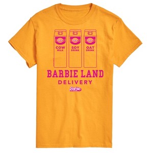 Men's - Barbie - Barbie Land Delivery Milk Short Sleeve Graphic T-Shirt - 1 of 3