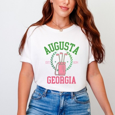 Simply Sage Market Golf Augusta Georgia EST. 1934 Garment Dyed Tee
