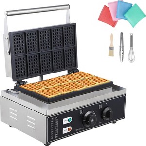 Waffle Maker, Electric Waffle Maker Nonstick Stainless Steel - Removable Drip Tray,  (Restaurant/Coffee Shop, 110V) - 1 of 4