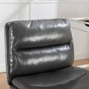 PDTEND Modern Swivel Chair with Adjustable Height and Wide PU Leather Seat for Office or Vanity Use - 4 of 4